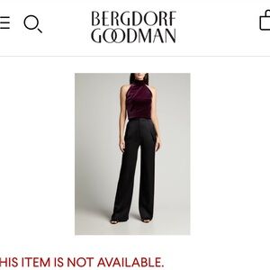 CHIARA BONI LA PETITE ROBE
Tiffy Velvet Halter Top Sz 44 Lg 10/12